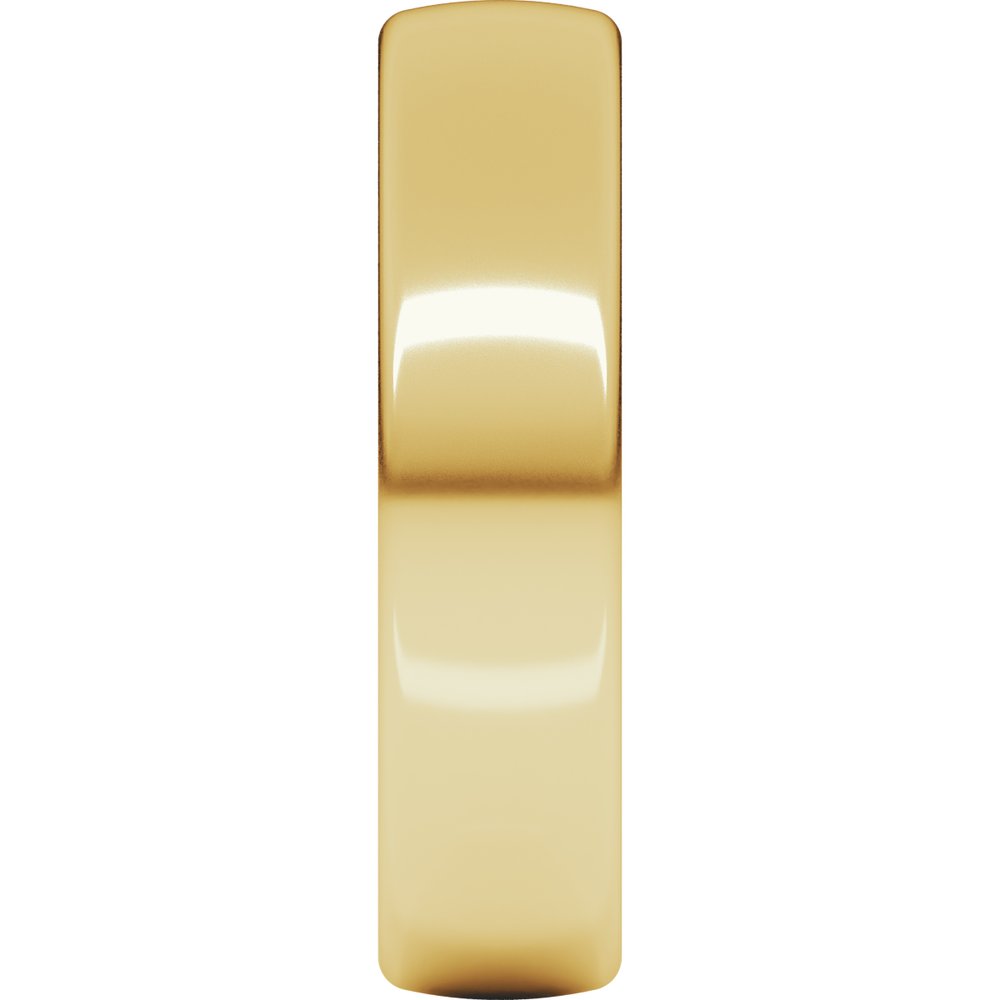 18K Yellow 5 mm Comfort-Fit Standard Weight European-Style Band