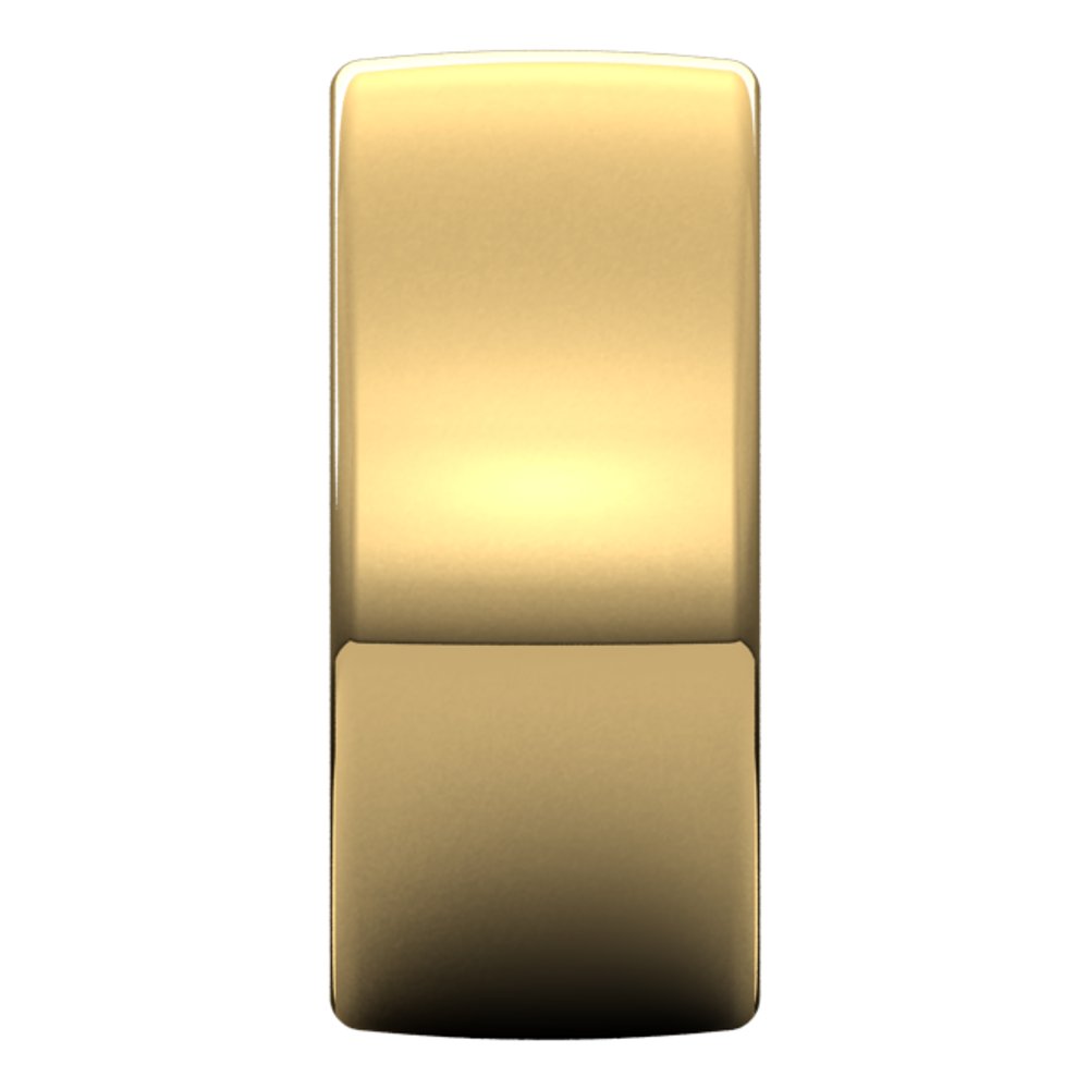 14K Yellow Gold 9 mm Comfort-Fit European-Style Band Size 7