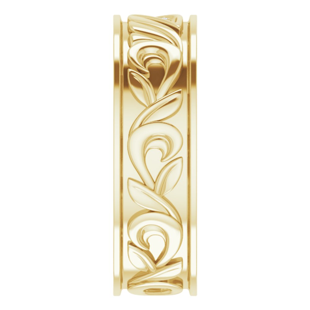 14K Yellow Gold .02 CTW Natural Diamond Band