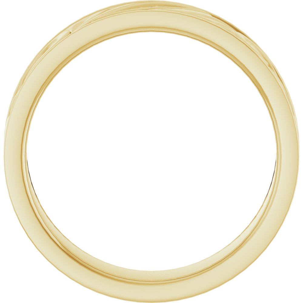 14K Yellow Gold .02 CTW Natural Diamond Band