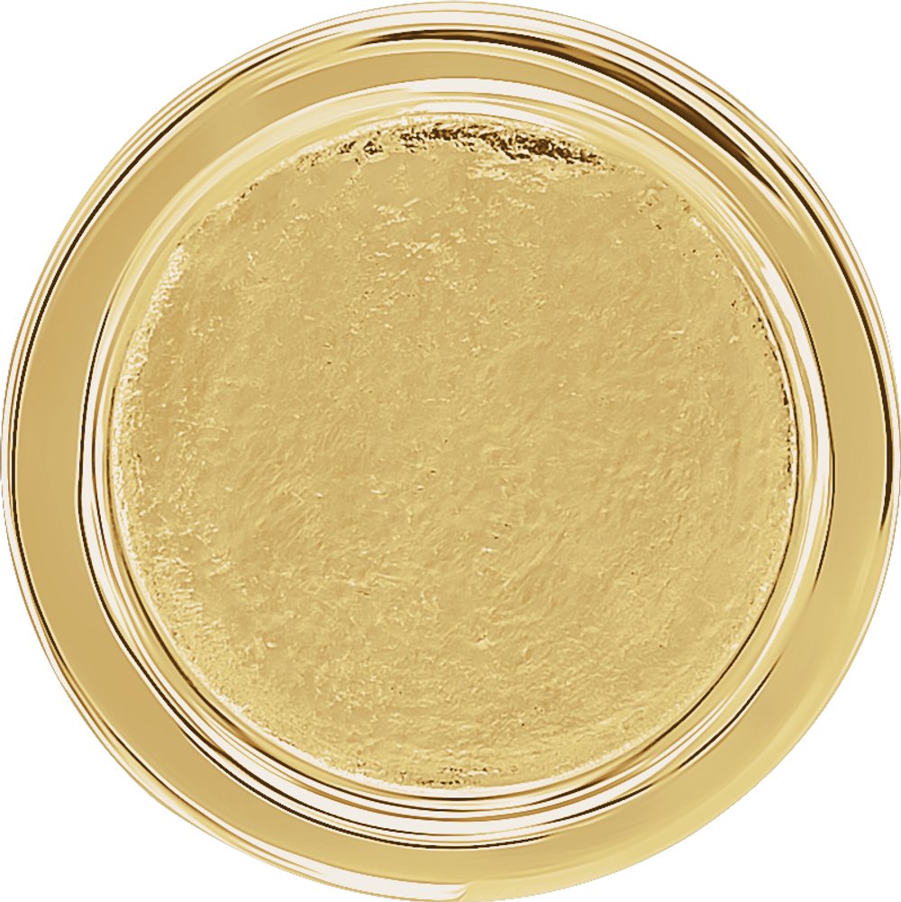 14K Yellow Gold Engravable Disc Pendant