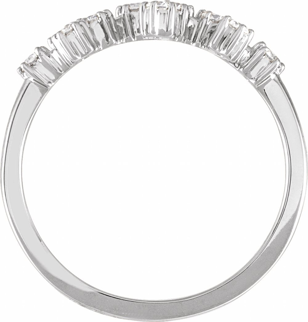 14K White Gold 1/4 CTW Natural Diamond Sagittarius Constellation Ring