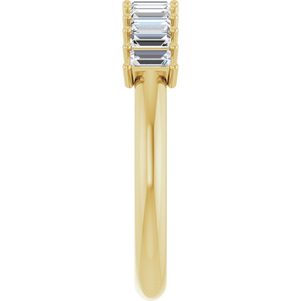 14K Yellow Gold 1/2 CTW Lab-Grown Diamond Anniversary Band