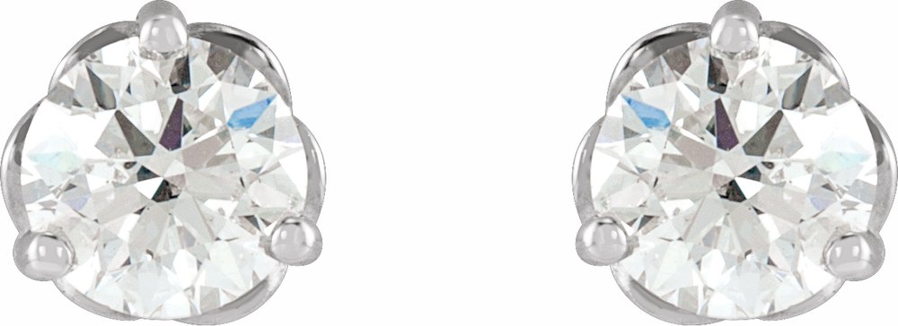 Round 1/2 CTW Lab-Grown Diamond Infinity-Inspired Earrings