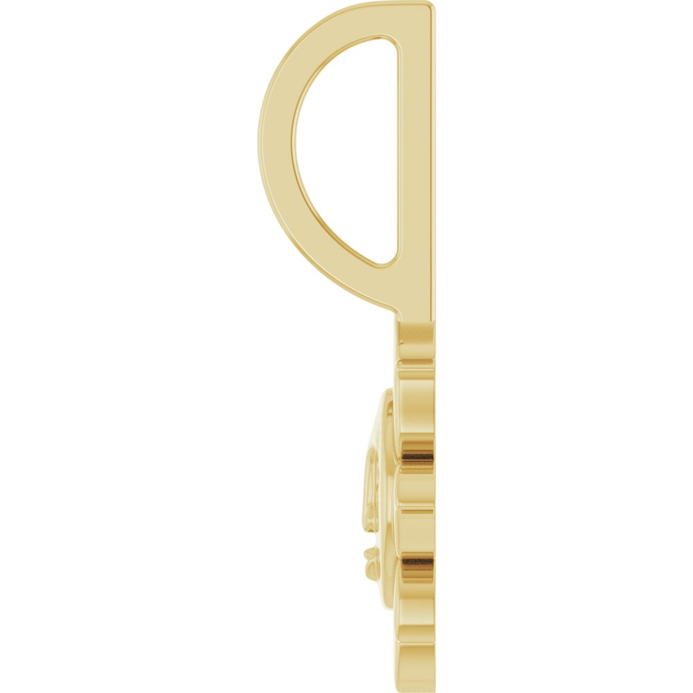 14K Yellow Gold Sun Charm/Pendant