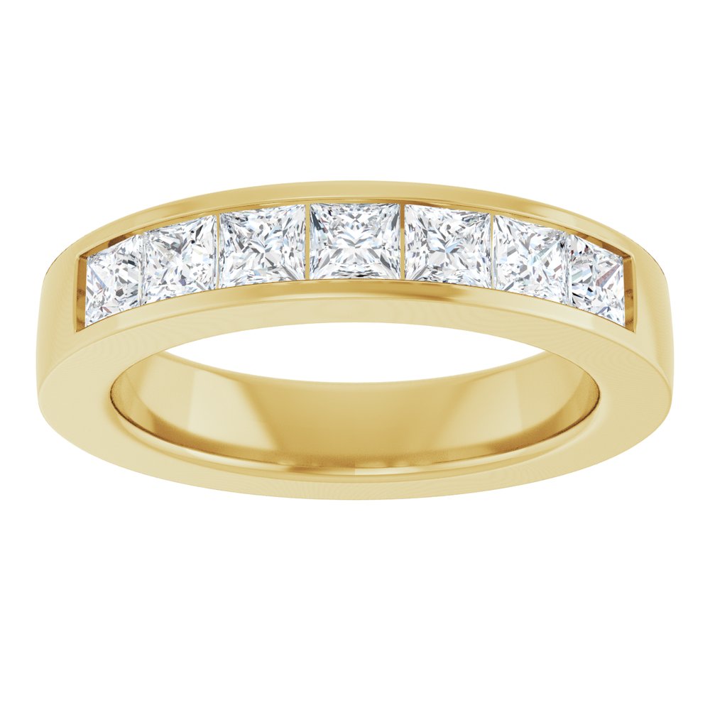 14K Yellow Gold 1 1/6 CTW Lab-Grown Diamond Band Size 7