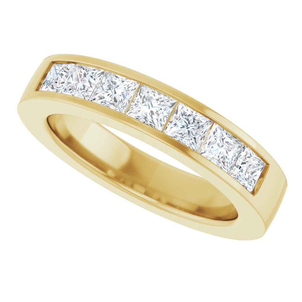 14K Yellow Gold 1 1/6 CTW Lab-Grown Diamond Band Size 7