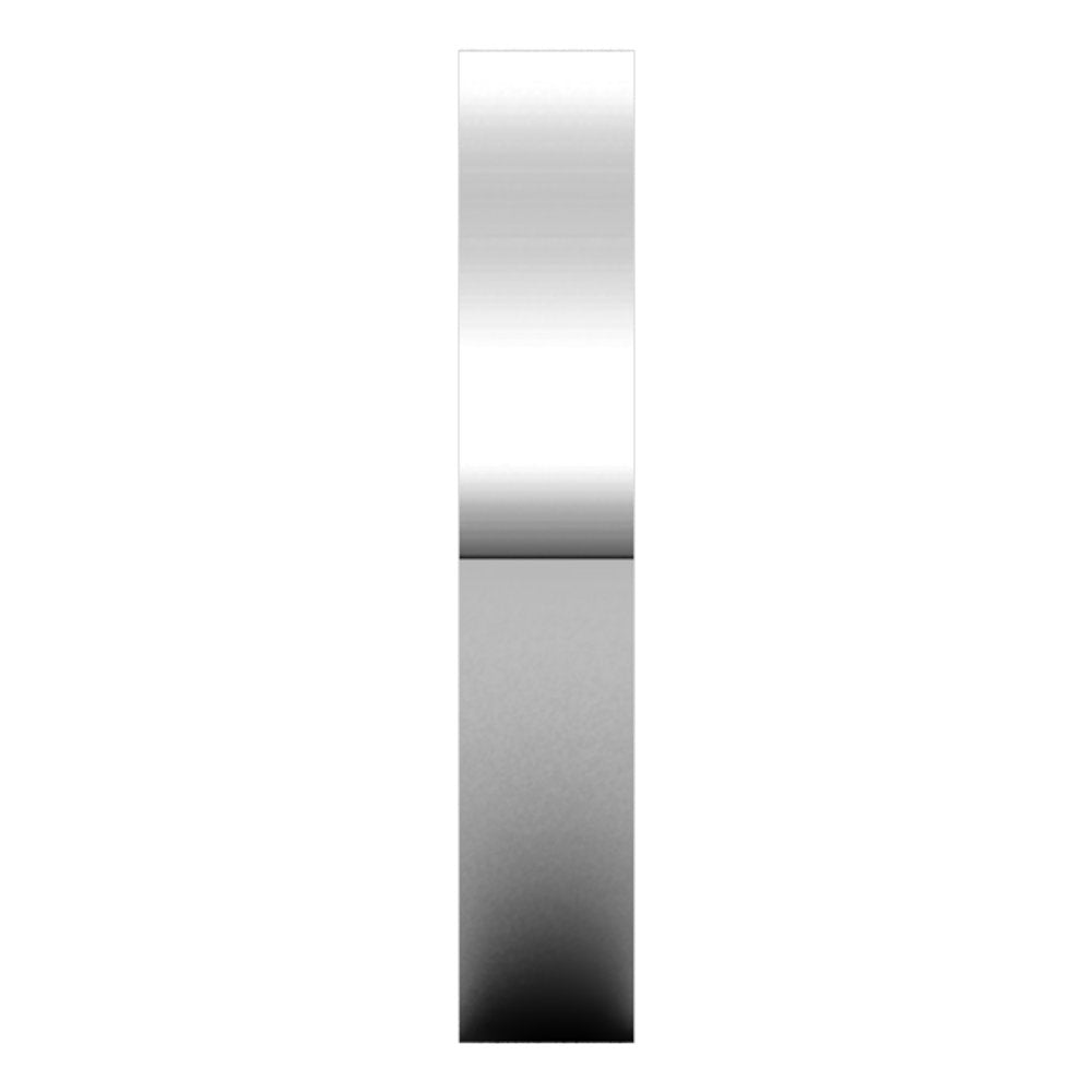 14K White Gold 3.5 mm Flat Band Size 6