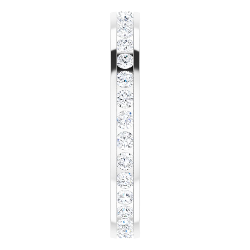 10K White Gold 5/8 CTW Lab-Grown Diamond Eternity Band