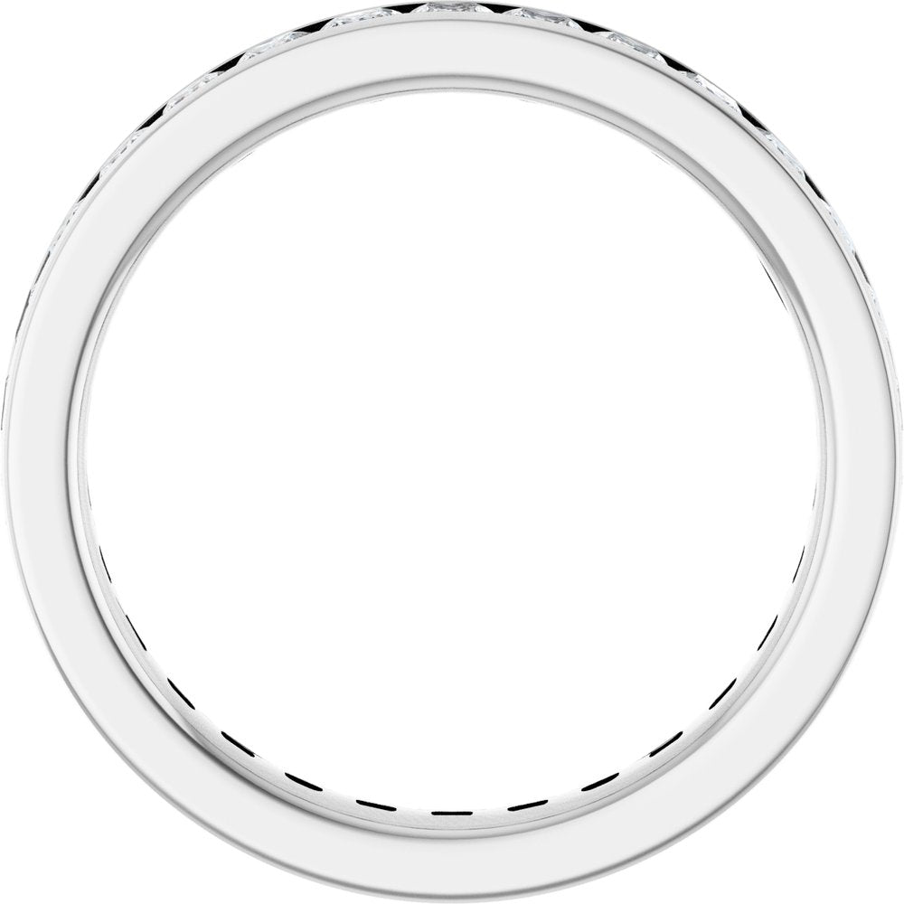 14K White Gold 1 5/8 CTW Lab-Grown Diamond Eternity Band