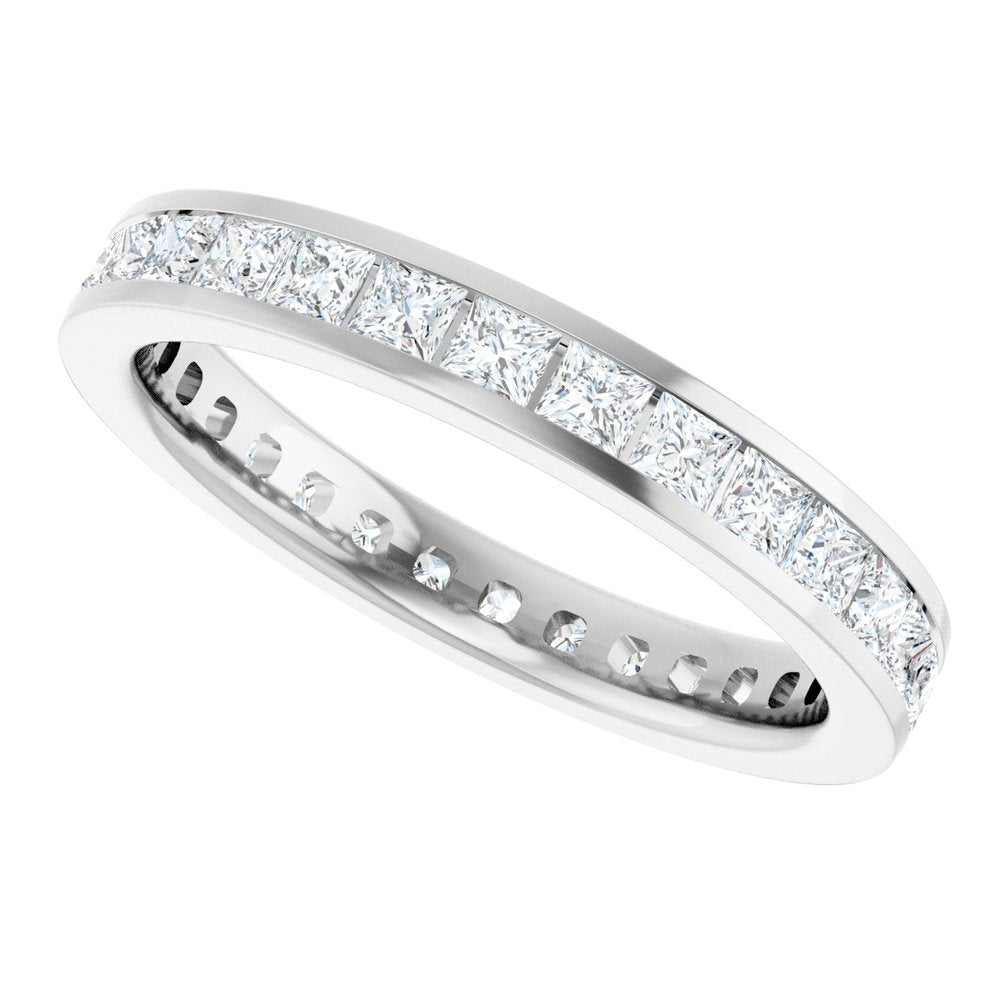 14K White Gold 1 5/8 CTW Lab-Grown Diamond Eternity Band