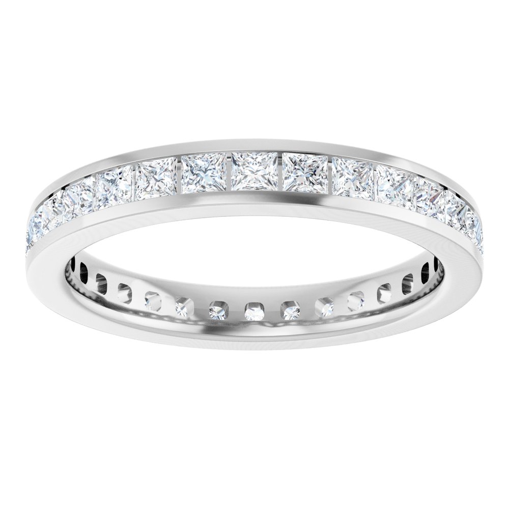 14K White Gold 1 5/8 CTW Lab-Grown Diamond Eternity Band