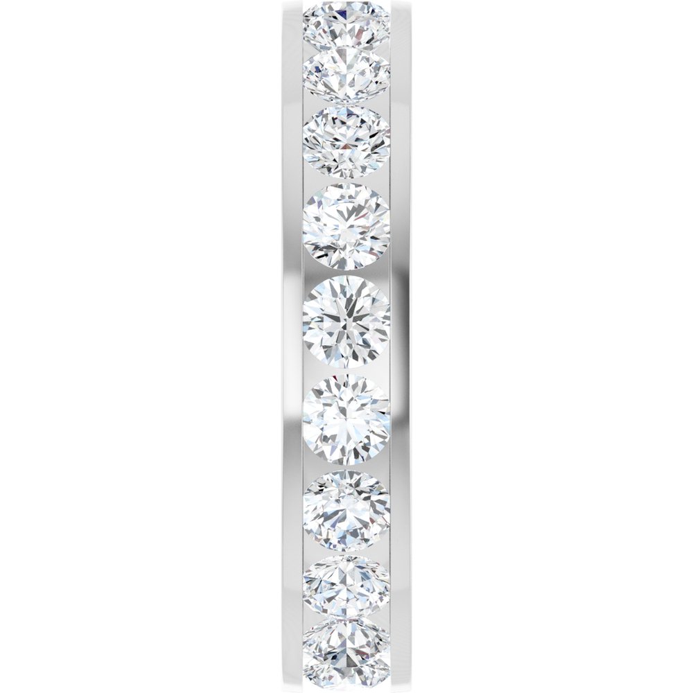 14K White Gold 2 1/5 CTW Lab-Grown Diamond Eternity Band Size 7