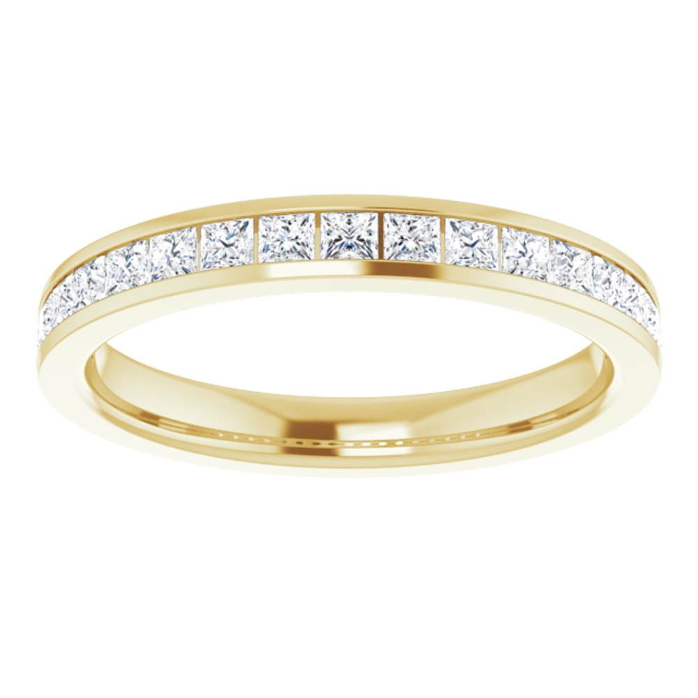 14K Yellow Gold 1/2 CTW Lab-Grown Diamond Anniversary Band
