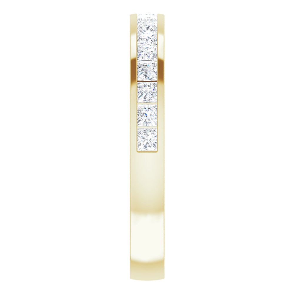 14K Yellow Gold 1/2 CTW Lab-Grown Diamond Anniversary Band