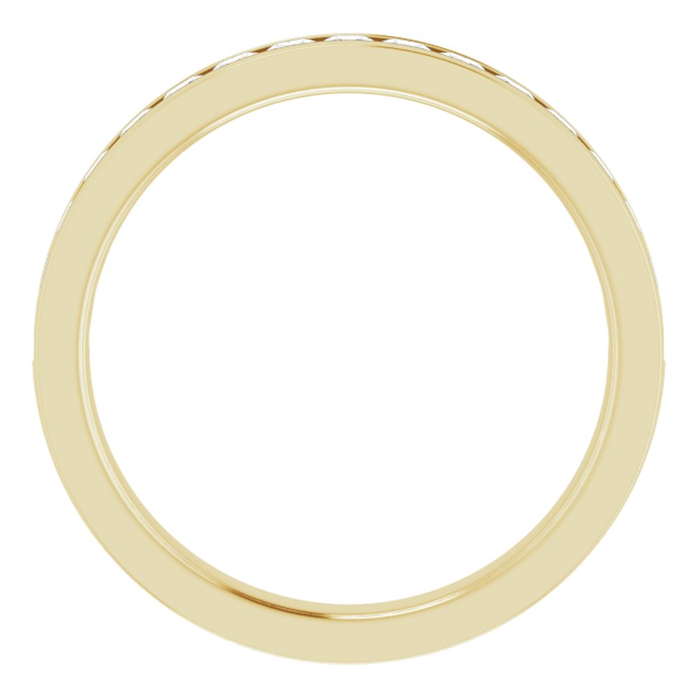 14K Yellow Gold 1/2 CTW Lab-Grown Diamond Anniversary Band