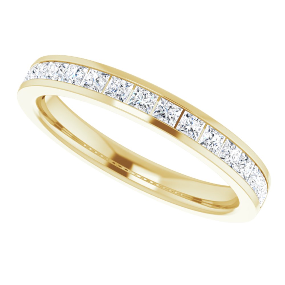 14K Yellow Gold 1/2 CTW Lab-Grown Diamond Anniversary Band