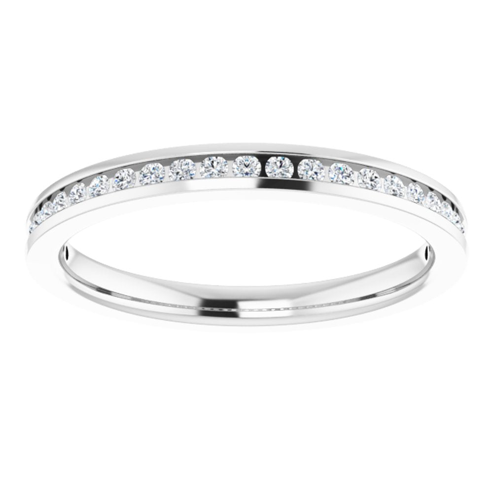14K White Gold 1/5 CTW Lab-Grown Diamond Anniversary Band