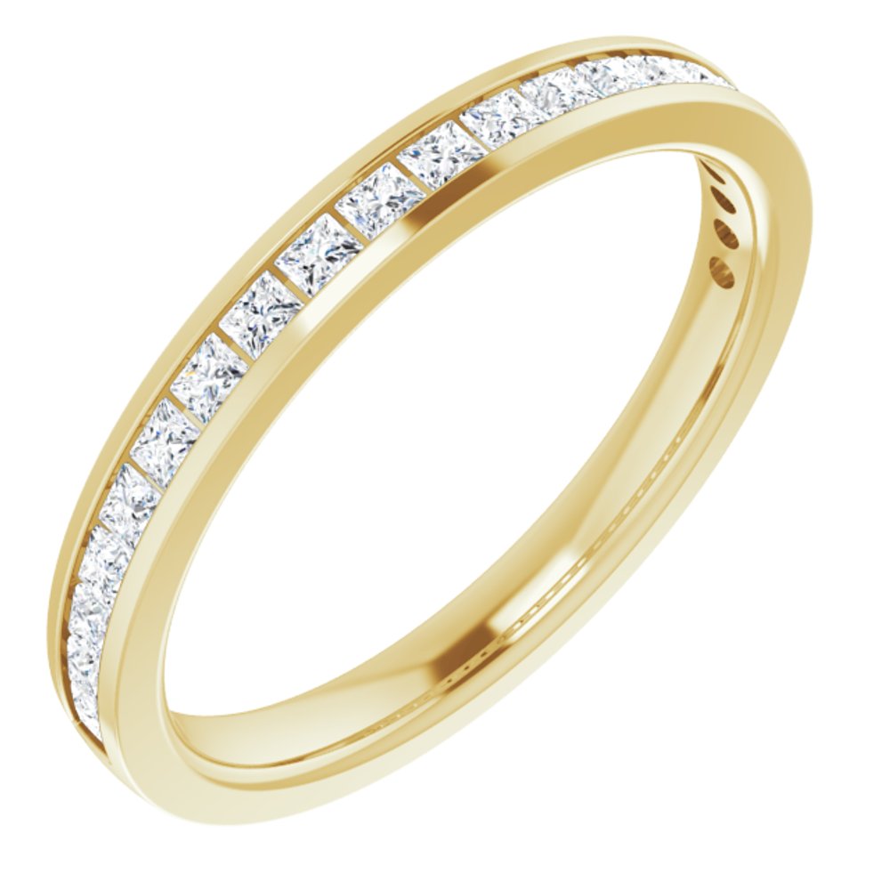 14K Yellow Gold 3/8 CTW Lab-Grown Diamond Anniversary Band