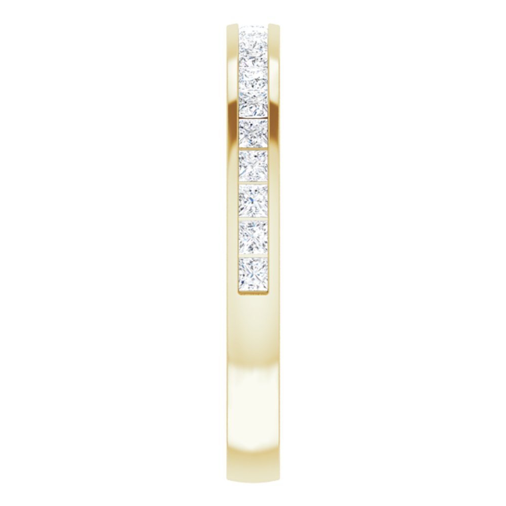 14K Yellow Gold 3/8 CTW Lab-Grown Diamond Anniversary Band