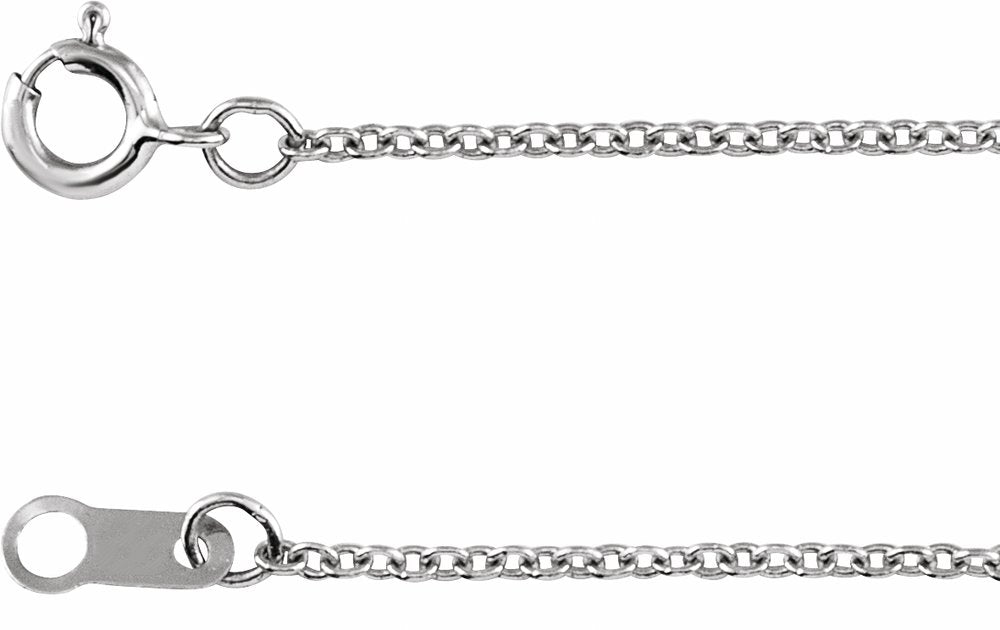 Sterling Silver .015 CTW Natural Diamond Off-Center Angel Wing 18" Necklace