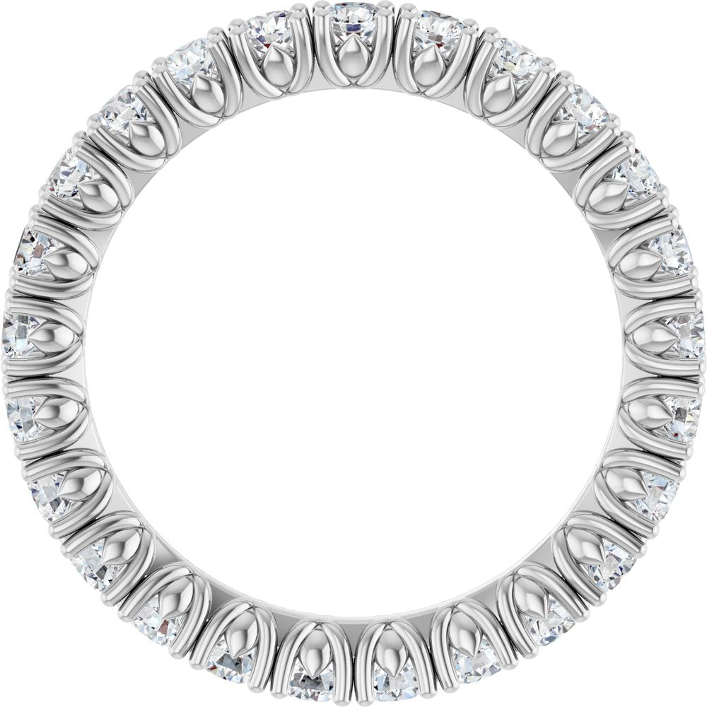 14K White Gold 1 1/2 CTW Lab-Grown Diamond Eternity Band