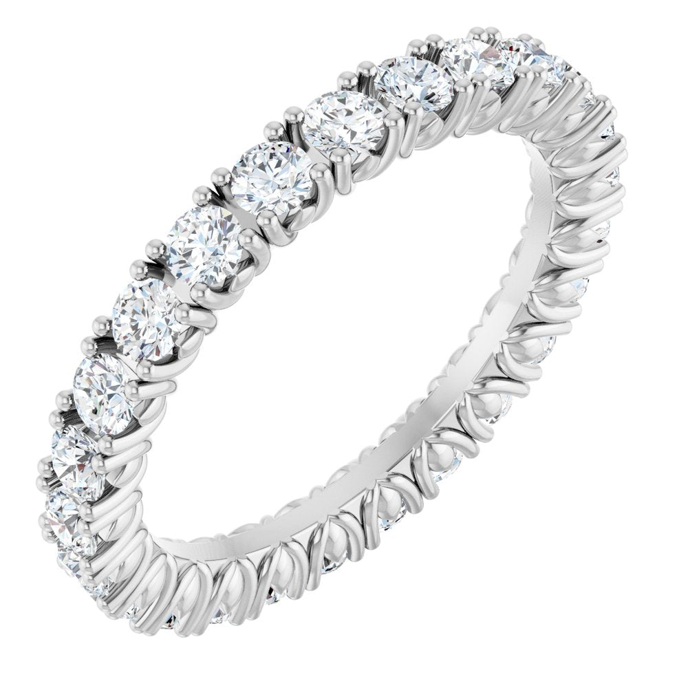 14K White Gold 1 1/2 CTW Lab-Grown Diamond Eternity Band
