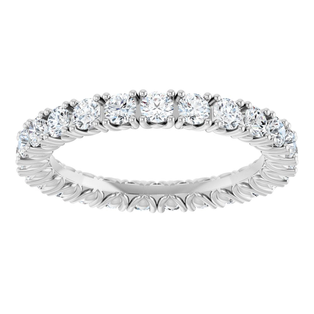 14K White Gold 1 1/2 CTW Lab-Grown Diamond Eternity Band