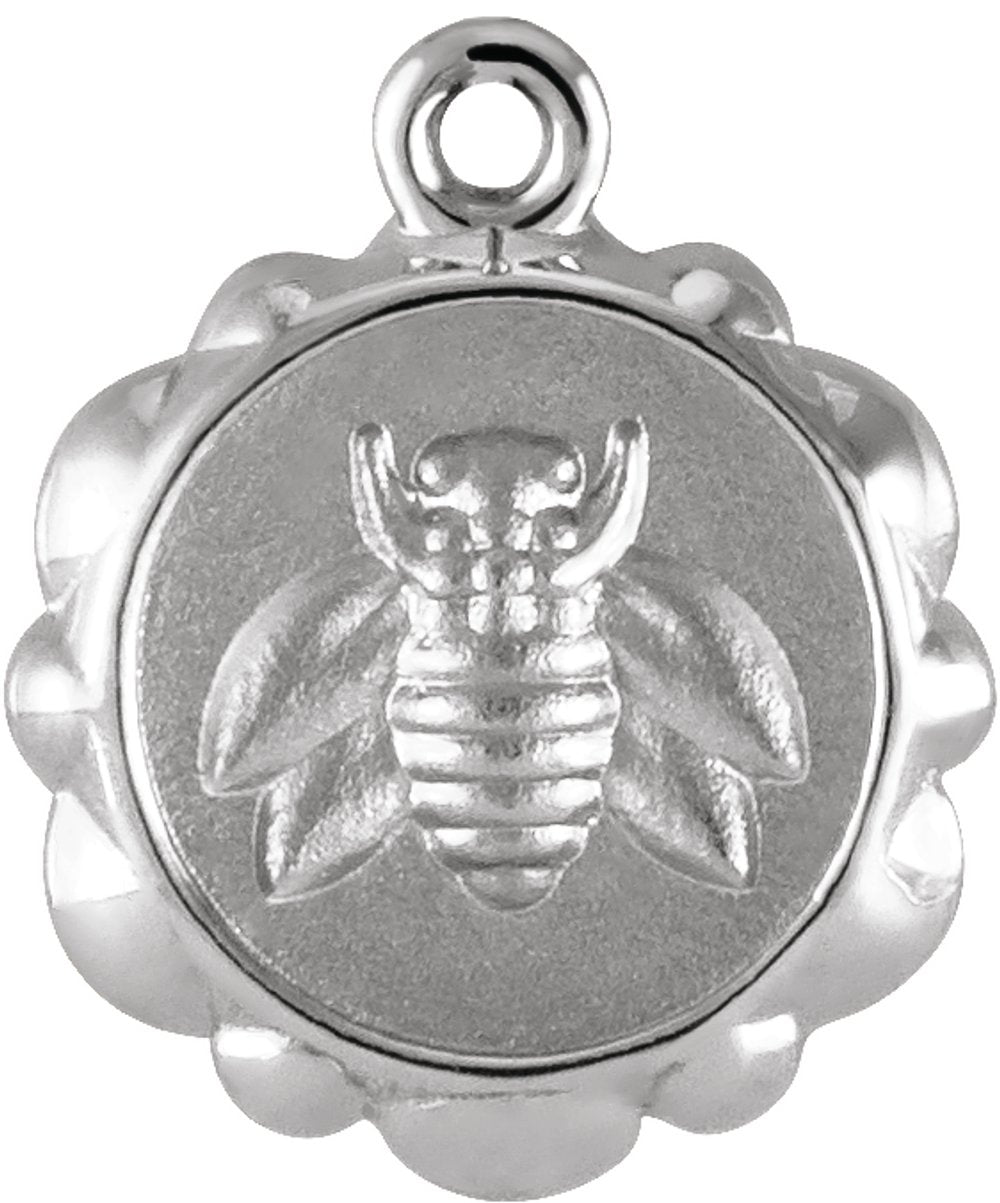 Sterling Silver Bee Dangle