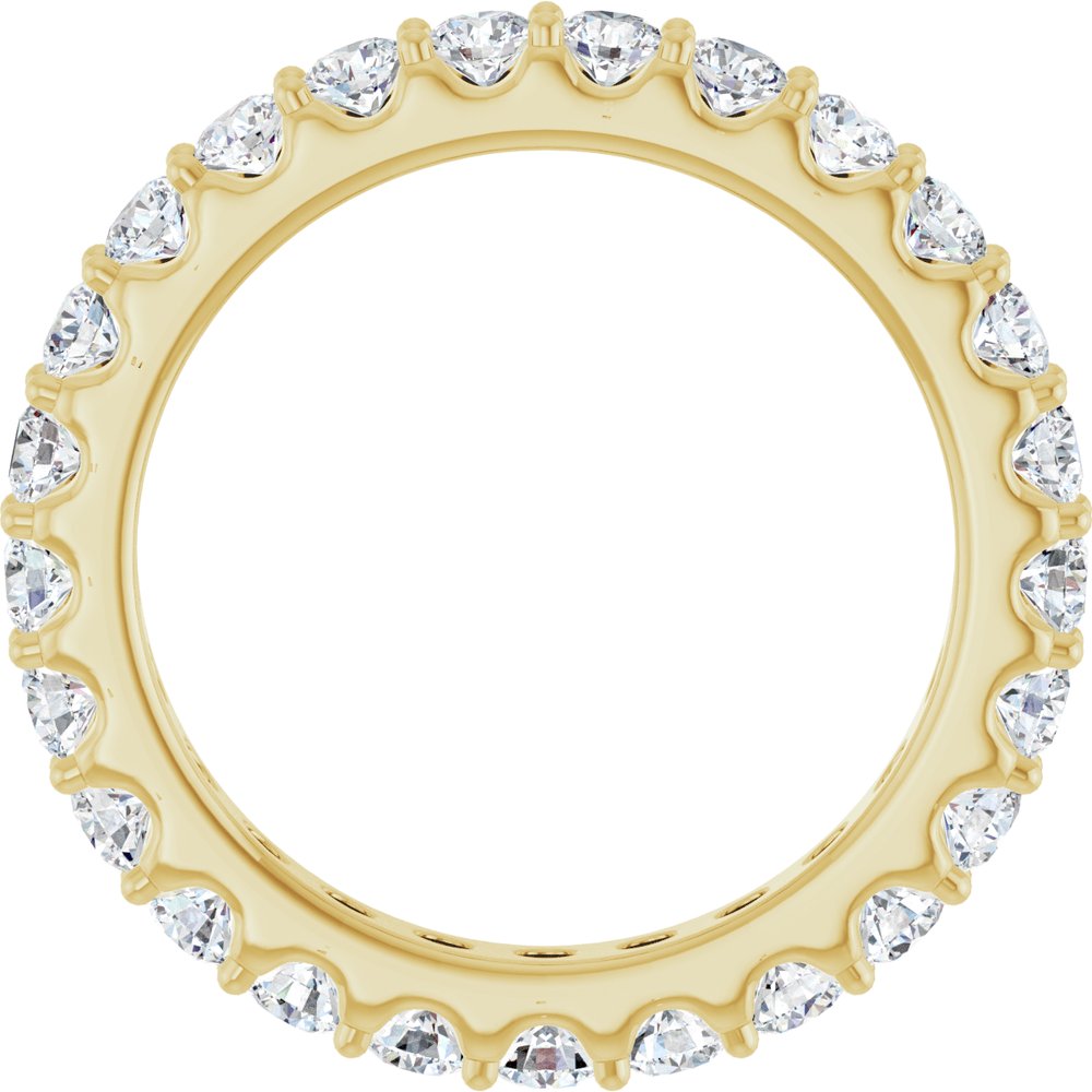14K Yellow 1 3/8 CTW Lab-Grown Diamond Eternity Band