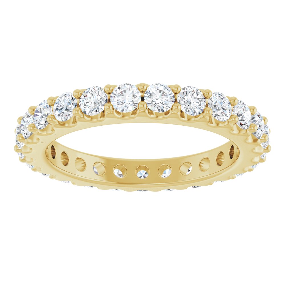 14K Yellow 1 3/8 CTW Lab-Grown Diamond Eternity Band