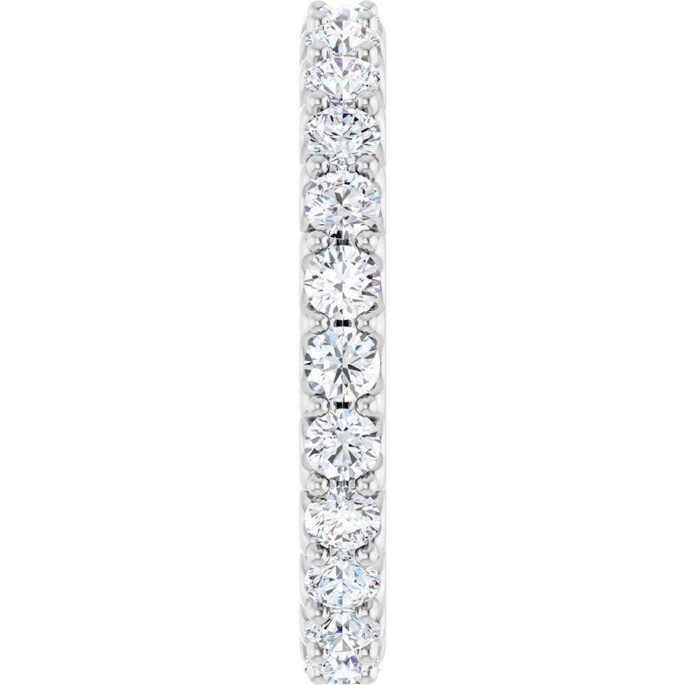 14K White 1 3/8 CTW Lab-Grown Diamond Eternity Band
