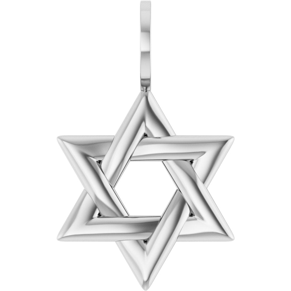 Sterling Silver Star of David Pendant