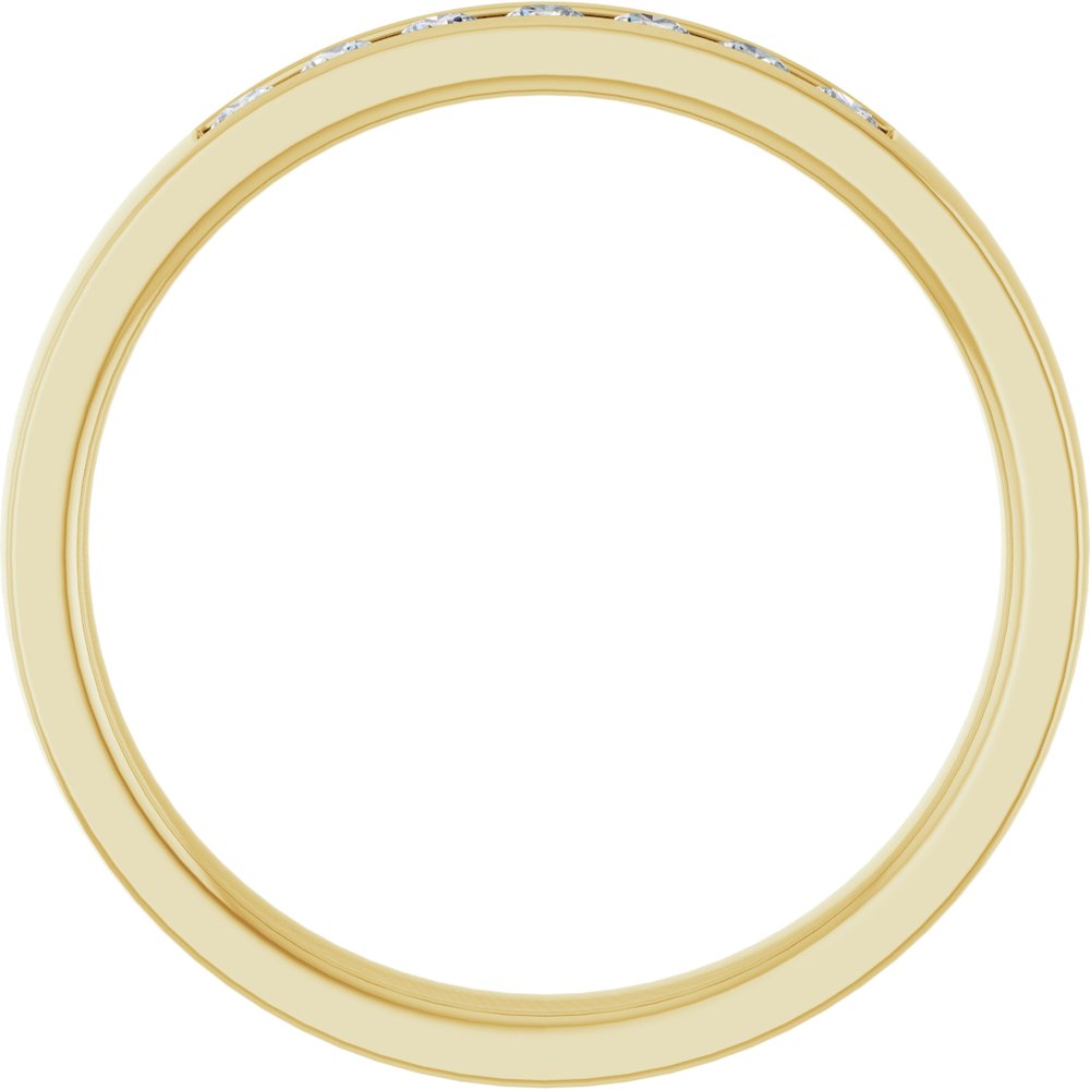 10K Yellow Gold 1/5 CTW Natural Diamond Anniversary Band