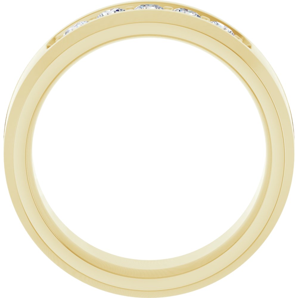 14K Yellow 1/2 CTW Lab-Grown Diamond Band