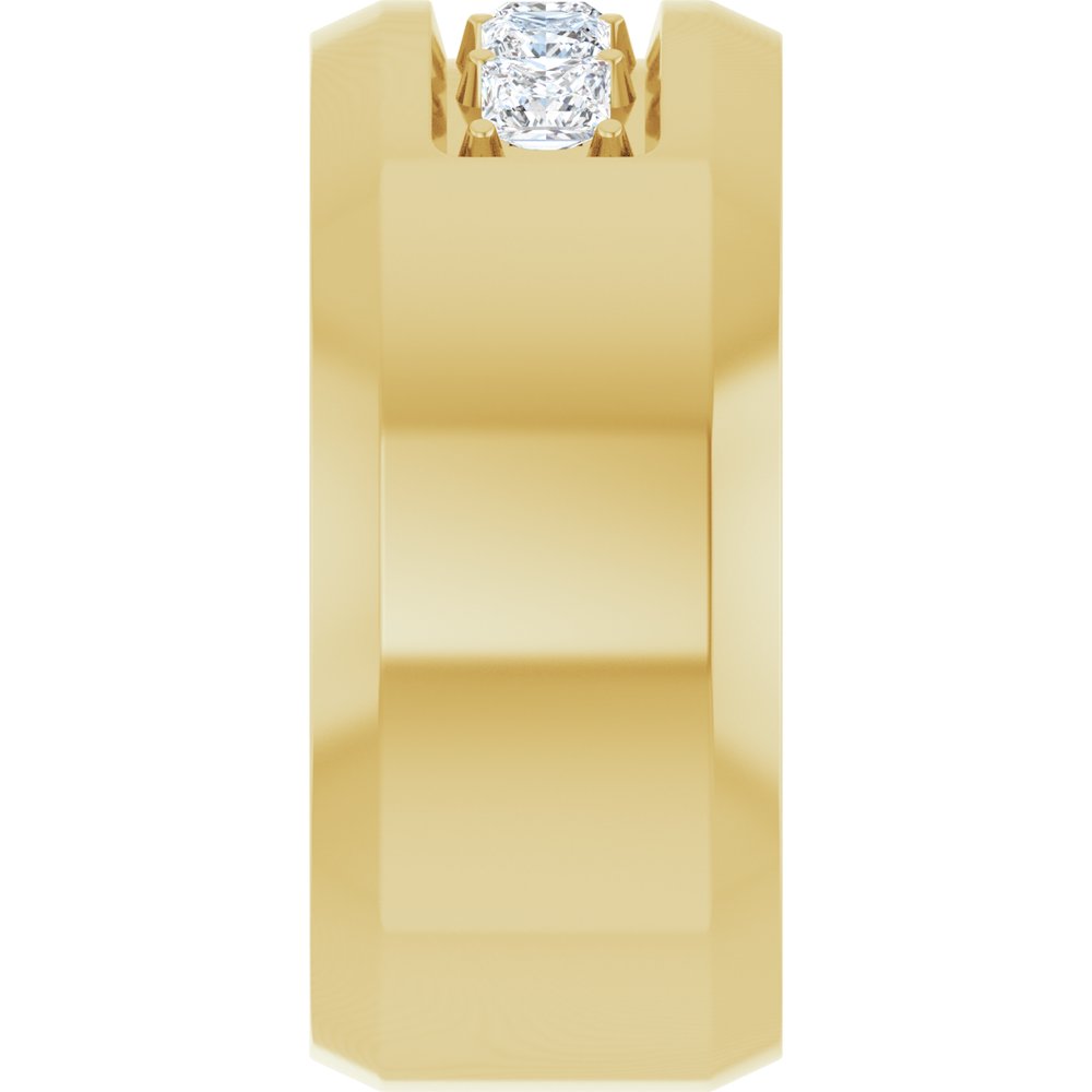 14K Yellow 3/4 CTW Lab-Grown Diamond Band