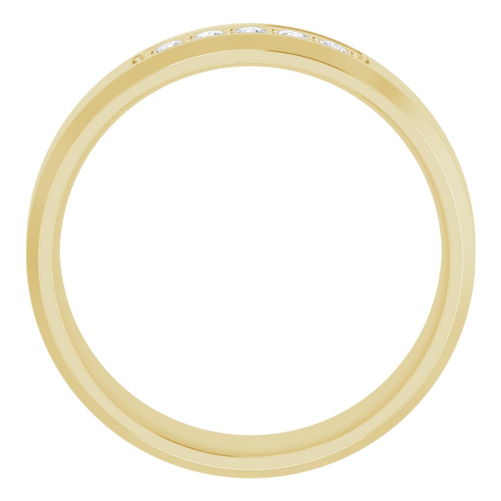 14K Yellow 1/6 CTW Lab-Grown Diamond Band