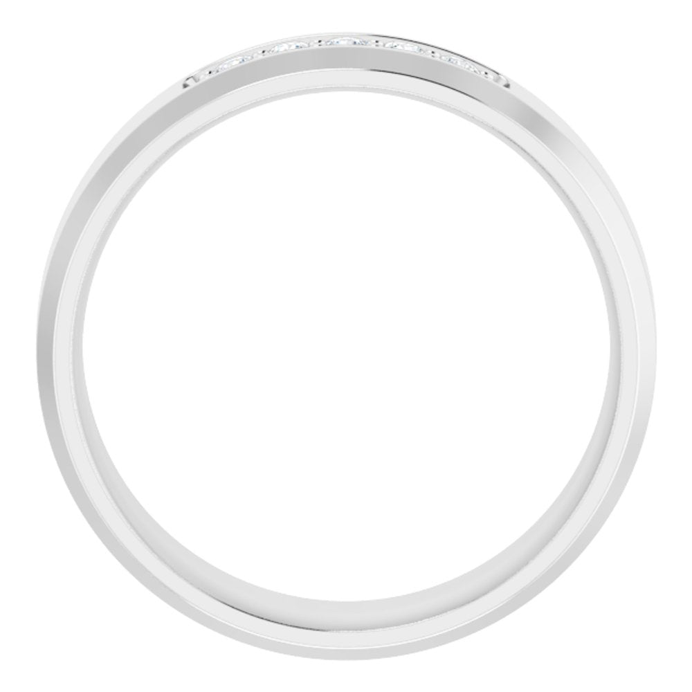 14K White 1/6 CTW Lab-Grown Diamond Band