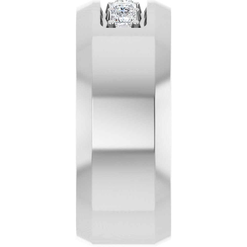 14K White 1/2 CTW Lab-Grown Diamond Band