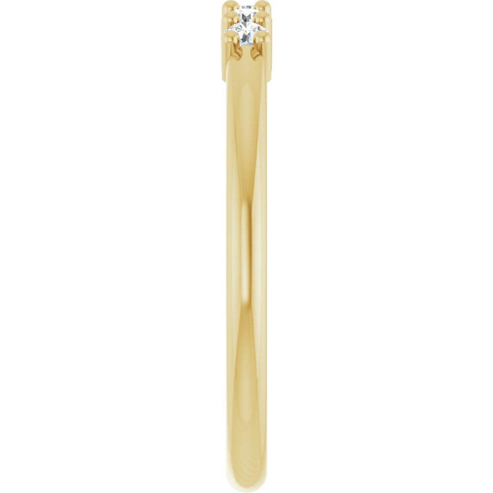 14K Yellow Gold 1/6 CTW Lab-Grown Diamond 5-Year Anniversary Band