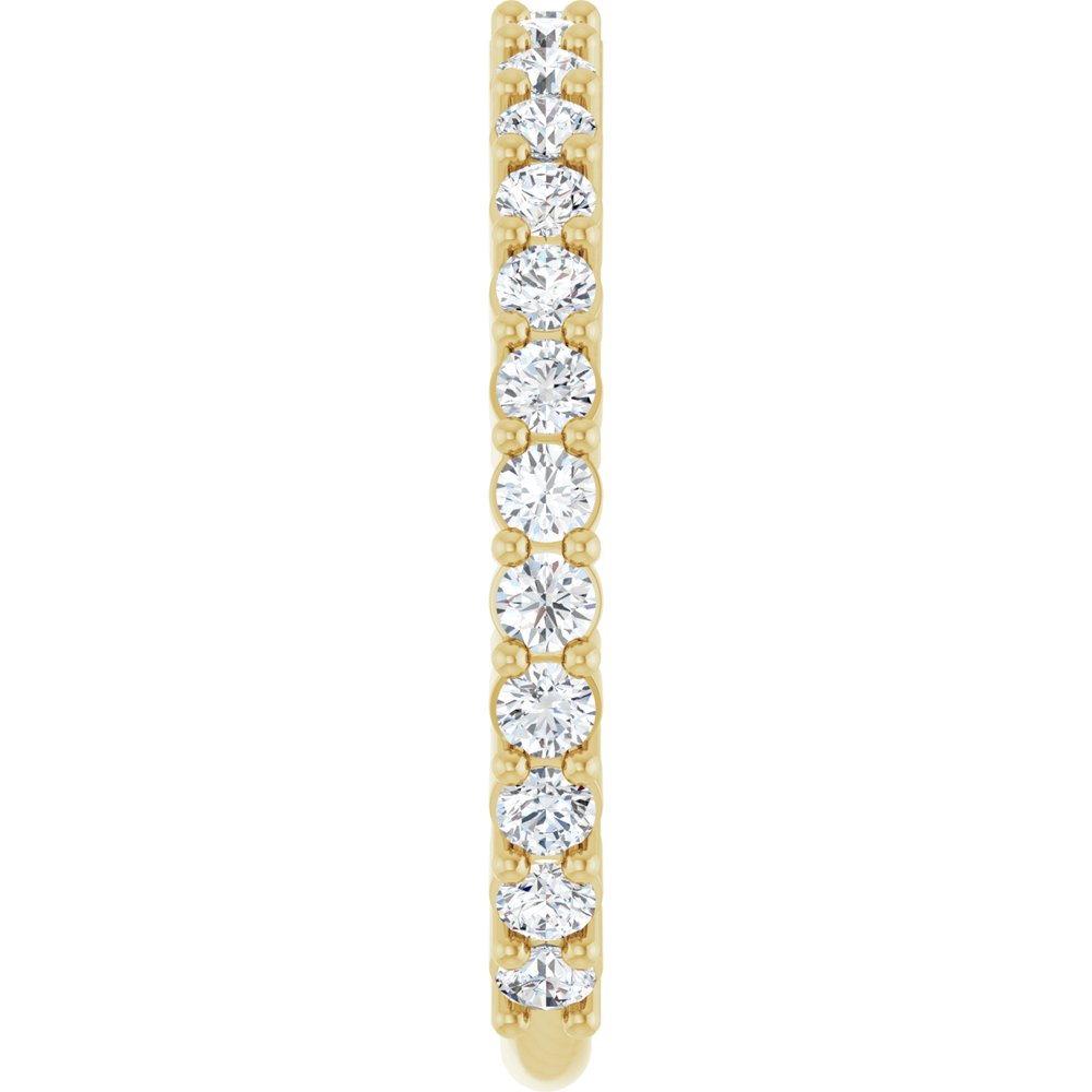 14K Yellow Gold 3/4 CTW Natural Diamond 25-Year Anniversary Band