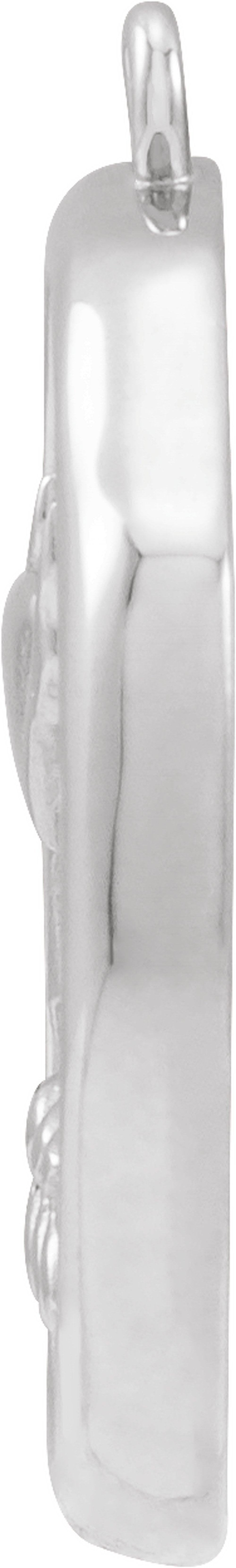 14K White Owl Spirit Animal Dangle