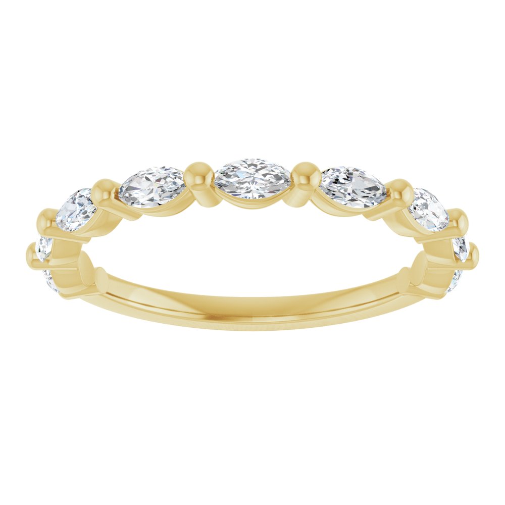 14K Yellow Gold 1/2 CTW Lab-Grown Diamond Anniversary Band