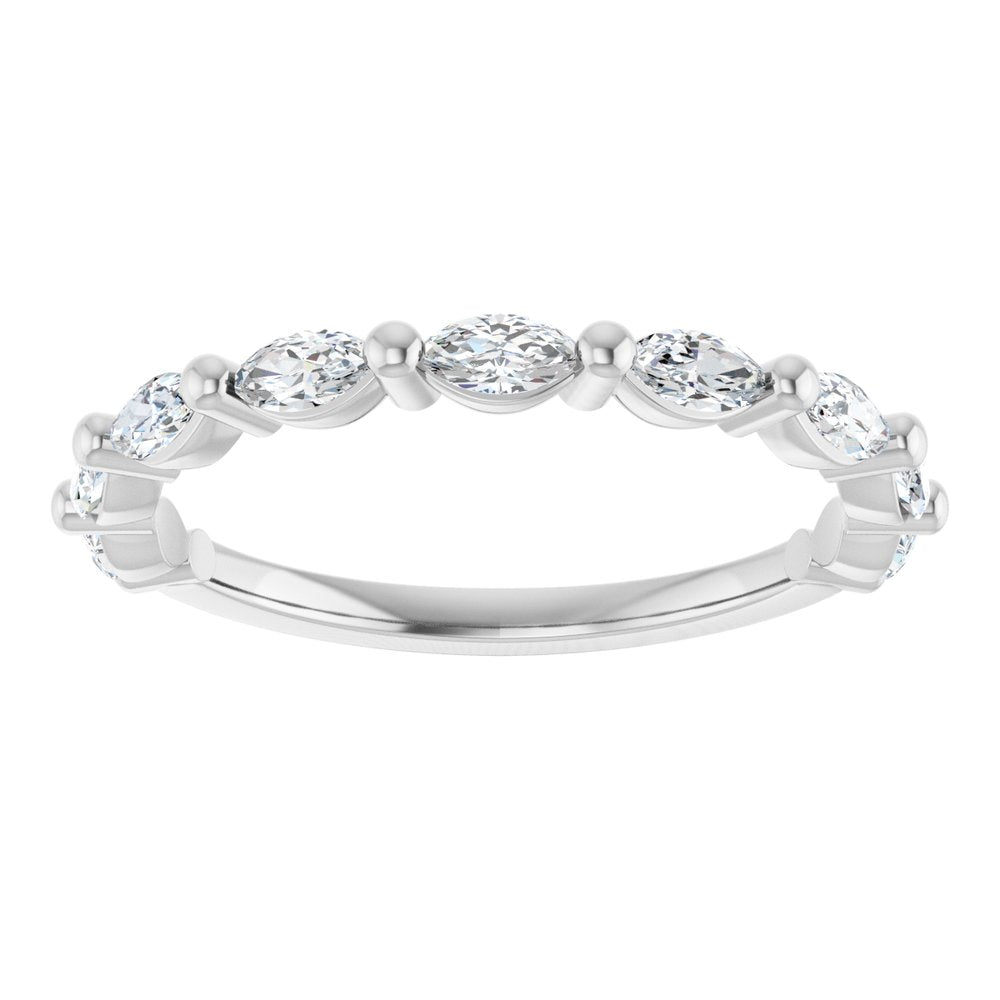 14K White Gold 1/2 CTW Lab-Grown Diamond Anniversary Band