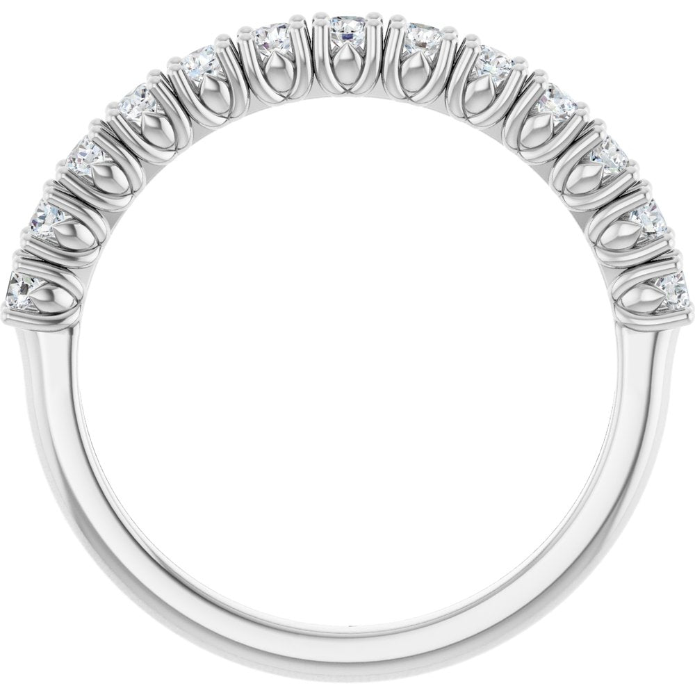 14K White Gold 1/3 CTW Natural Diamond Anniversary Band