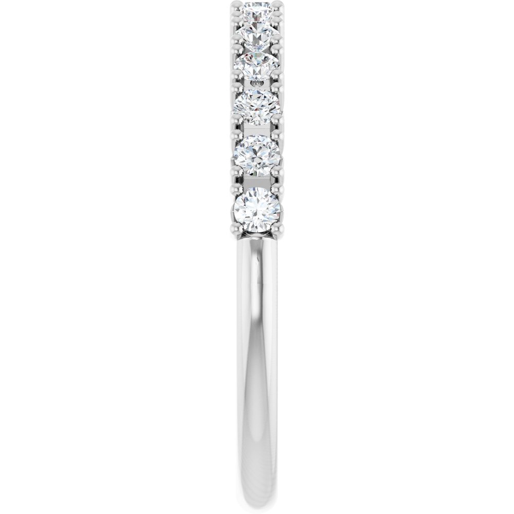 14K White Gold 1/3 CTW Natural Diamond Anniversary Band