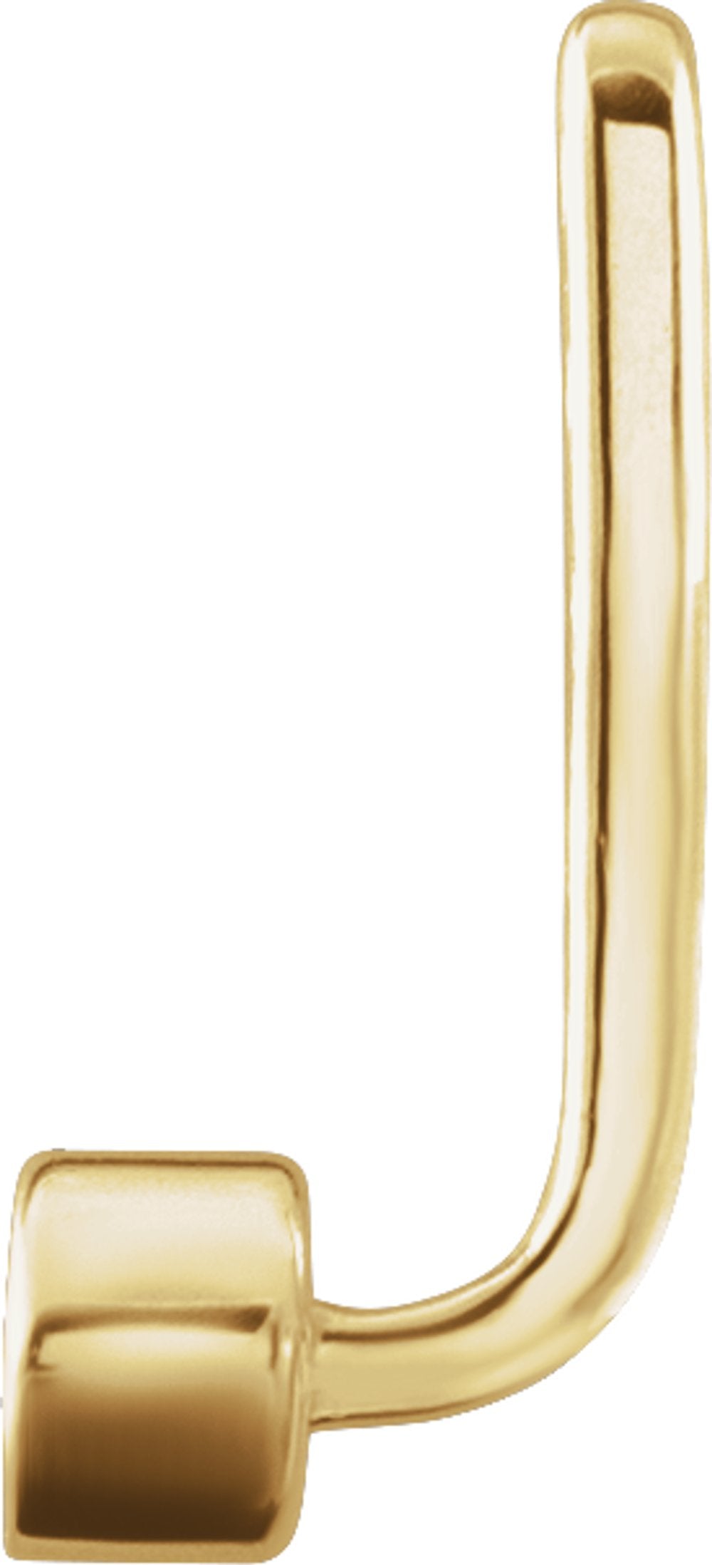 14K Yellow Gold 1/6 CTW Natural Diamond Front-Back Solitaire Earring Jackets