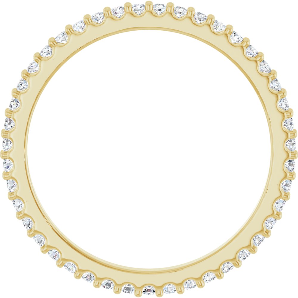 14K Yellow Gold 3/8 CTW Lab-Grown Diamond Eternity Band