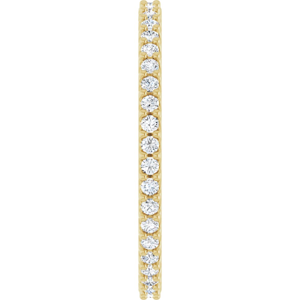 14K Yellow Gold 3/8 CTW Lab-Grown Diamond Eternity Band