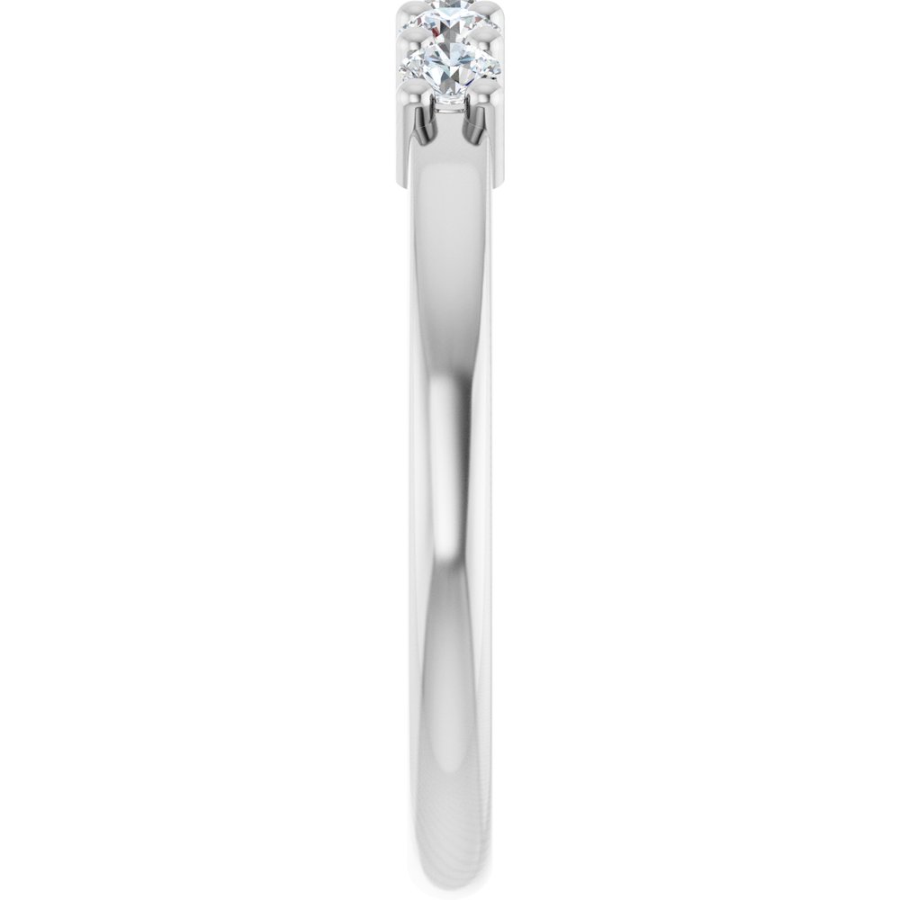 14K White Gold 1/3 CTW Lab-Grown Diamond Anniversary Band